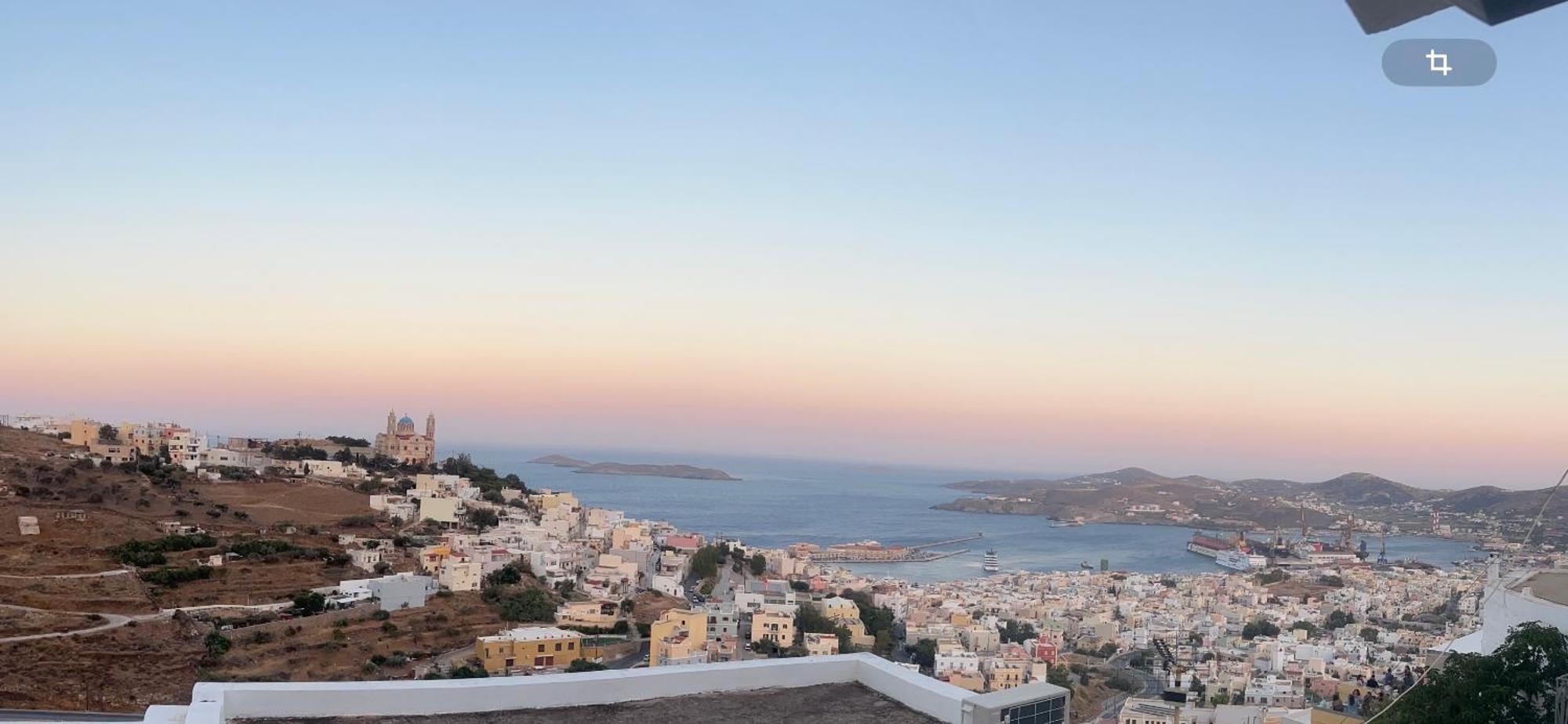 Akadia Syros Villa Ermoupoli Bagian luar foto